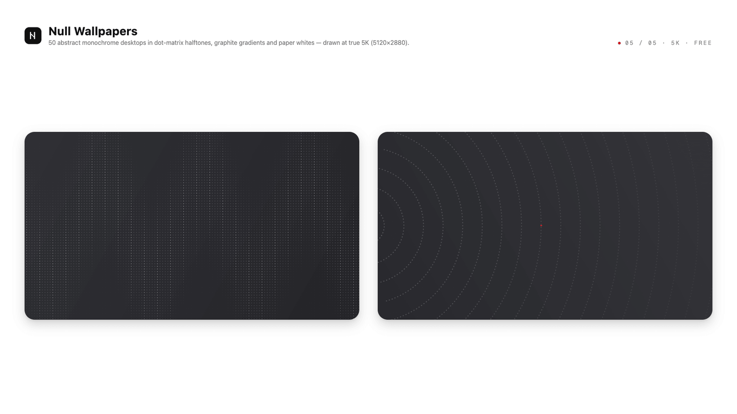 Null Wallpaper Pack
