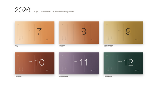 2026–2027 Calendar Bundle — Ember