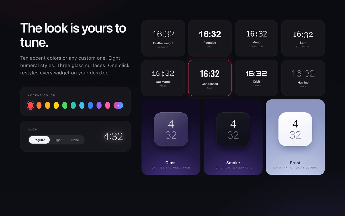 Lumen MacOS Widgets
