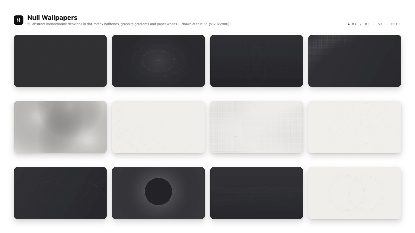 Null Wallpaper Pack