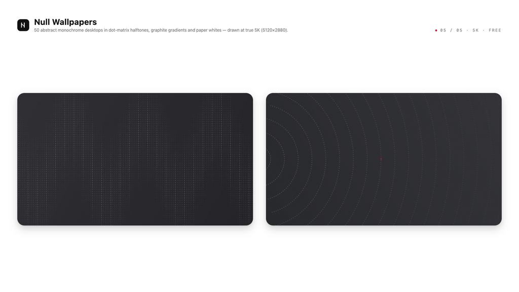 Null Wallpaper Pack